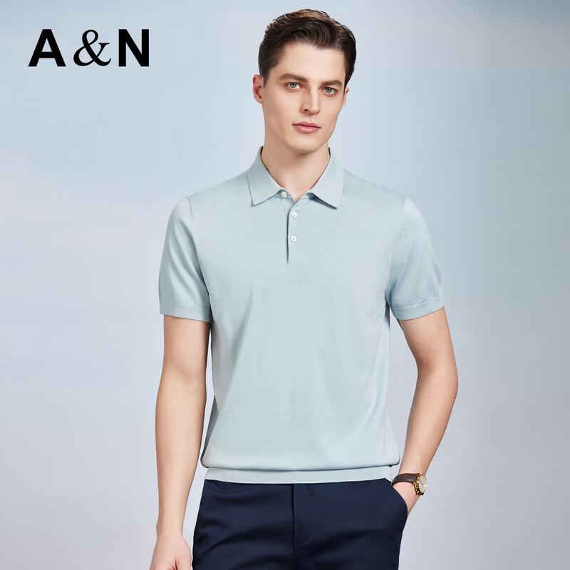 Men's Silk Blend Casual Polo Shirt