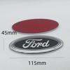 Car Sticker Ford 1pcs 3D for Ford Black 115mm 150mm Car Front Head Hood Bonnet Emblem Rear Tail Bumper Trunk Sticker Badge Decal