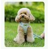 Tiny Tog Dog Harness Velvet Corduroy Leash Set, Blue, 1 Piece
