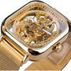 European and American Style Men's Fashionable and Casual Hollow Mechanical Movement Automatic Mechanical Watch