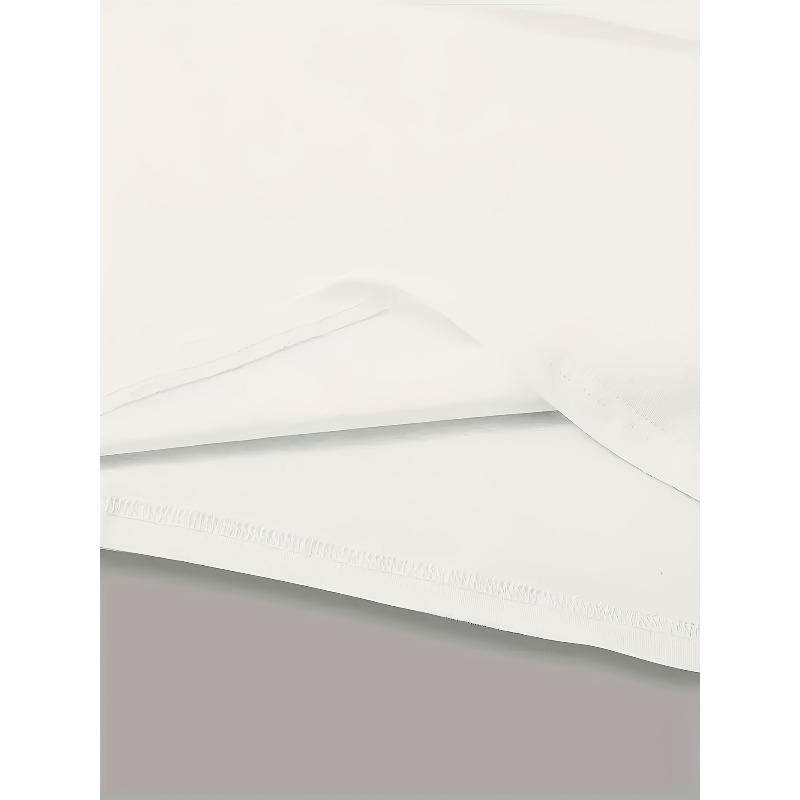 T-shirt Manches Courtes Imprimé Lettres Cœur Léopard Taille Européenne, Haut Décontracté Col Rond, Tissu Léger Opale, Vêtement Printemps Été