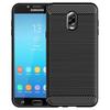 Luxury Carbon Fiber Case for Samsung Galaxy J7 Plus J7+ Full Protective Soft Cover for galaxy j7 plus Shockproof Silicone Case