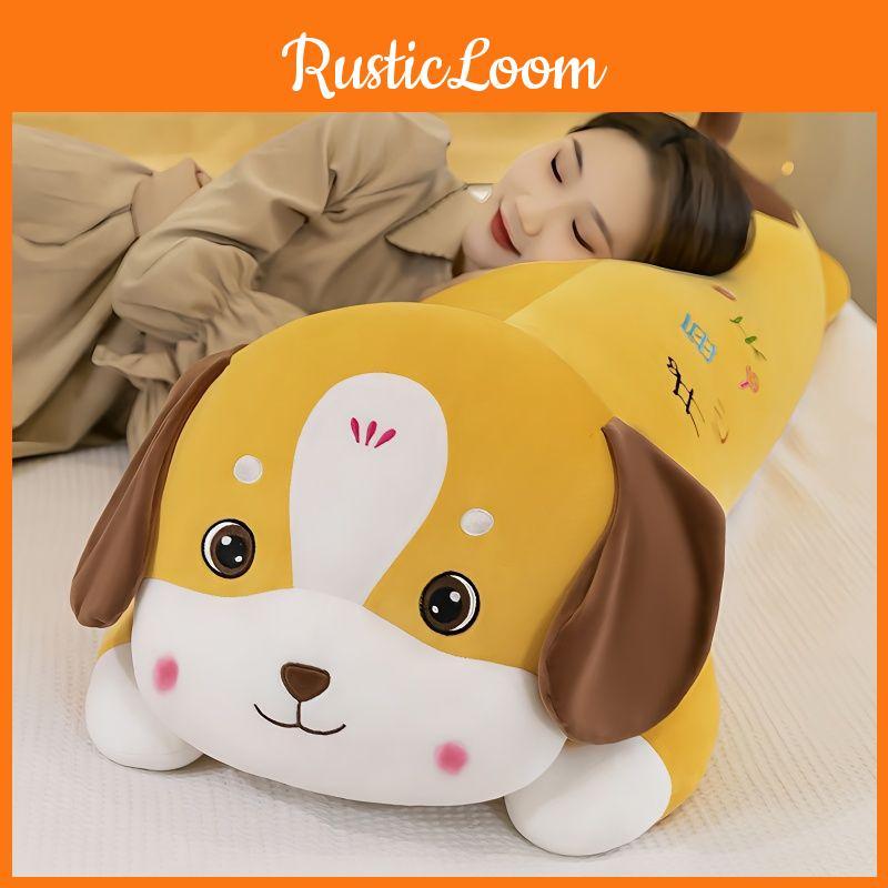 Printed Dog Plush Toy Cartoon Stuffed Animal Doll Decoration Kids Gift Cute