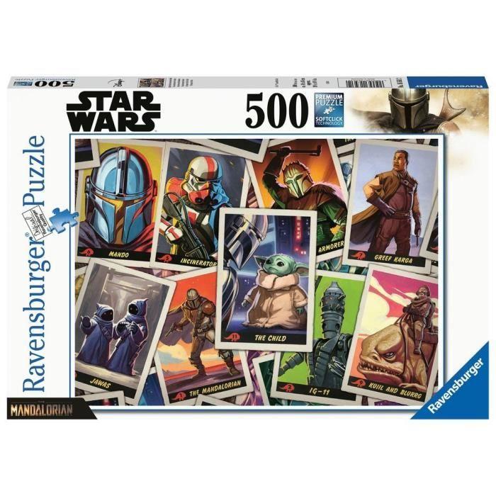 Puzzle 500 pièces Baby Yoda Star Wars Mandalorian - Ravensburger