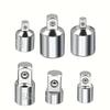 6 stuks Ratelsleutel Dop Converter Huls Kop Adapter 1/2" Grote Vierkant naar 3/8" Vierkant naar 1/4" Roestvrij Staal naar 1/4" naar 1/2" naar 3/8"