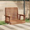 Vidaxl Altalena da Giardino con Catene Metalliche, Marrone, Abete