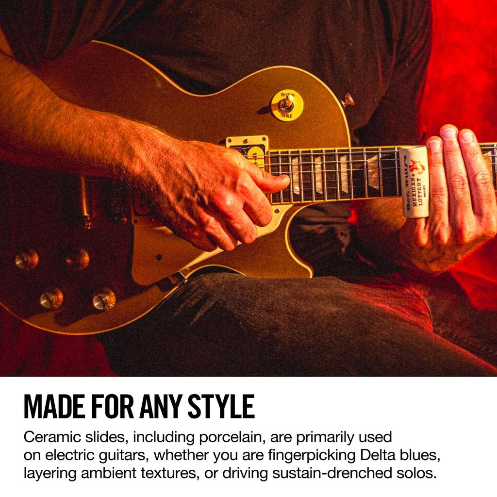 Jim Dunlop RWS13 Billy Gibbons Porzellan-Slide Extra Large Bar, (EX-L)