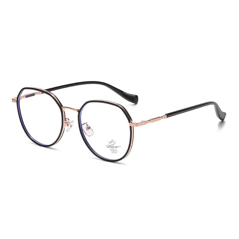 Ultralight TR90 Reading Glasses For Women Men Retro Polygon Round Eyeglass Frames Transparent Precription Glasses