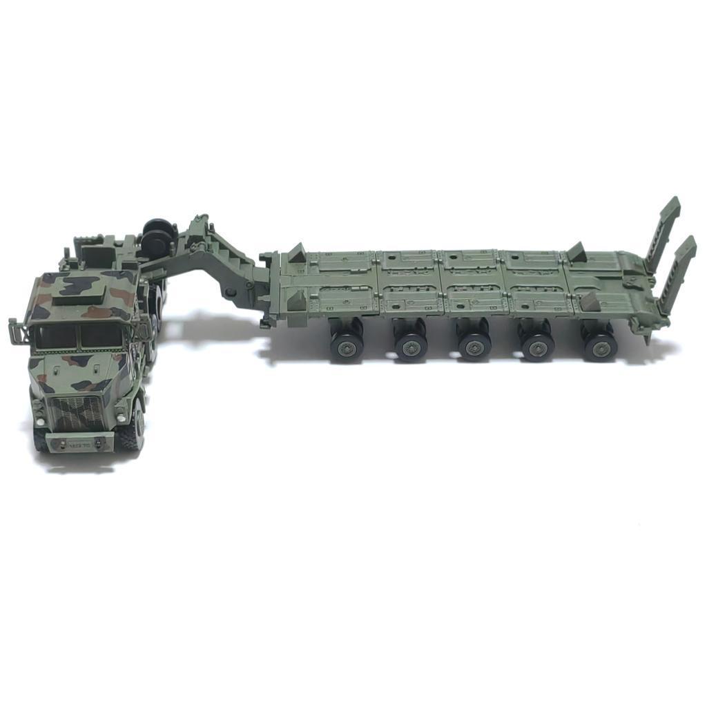 Maßstab 1/72 M1070 Militärtransportfahrzeug Montage Plastikmodell Ausstellung für Erwachsene Geschenk Weihnachten Kreative Geschenke Dekoration