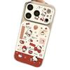 Red Strawberry Kt Cat Apple 17promax Mobile Phone Case iPhone16 All-inclusive 15pro Large Window Mirror Lanyard