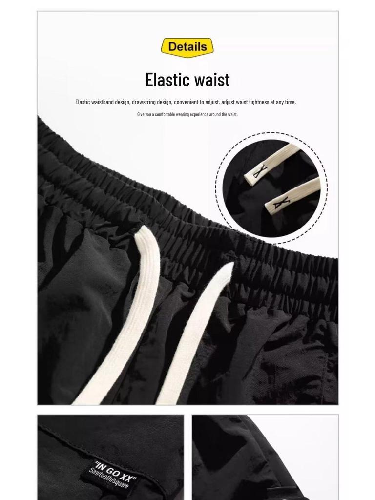 American Style Quick-Dry Summer Sports Shorts - Trendy Casual Loose Fit Five-Point Pants