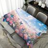 Waterproof Oilproof Home Butterfly Floral Table Cloth Rectangular Party Table Cover Tablecloth Outdoor Picnic Mat