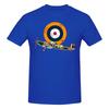 Raf Ww2 Flugzeug Flugzeug Mki V-Ausschnitt T-Shirt Japanischer Stil Faul Helle Farben Hemd