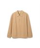 NOTIG Polyester Blend Half-Zip Collared T-Shirt Yellow_Oka3T1Tl101Y1
