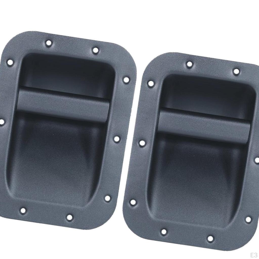 2 Pieces Speaker Cabinet Handles Accessories Pull Side Handle Loaded Case Supplies Carry