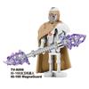 Star Wars Filmreihe Kriegsroboter Bausteine Figuren Set TV6112, Kreatives Pädagogisches Montagespielzeug