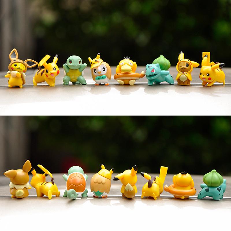 Anime Pokmon Pvc Toy Action Figure Model Displays Toy Cute Kids Birthday Gift