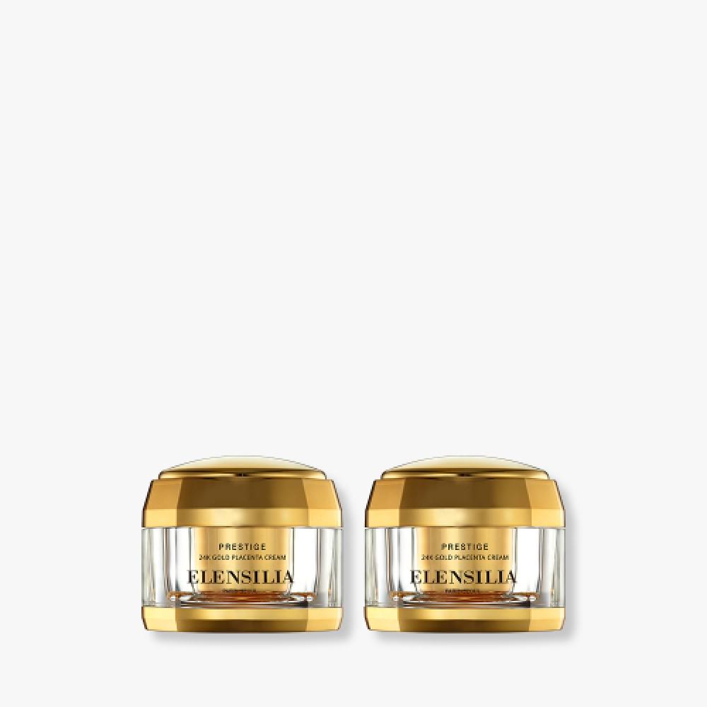 Elensilia Prestige 24k Gold Placenta Cell Power Cream  Gua Sha  2 Pcs NONE