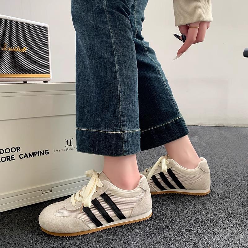Popular German training shoes women's shoes women's 2025 spring new spring and autumn models versatile casual flat Forrest Gump shoes board shoes