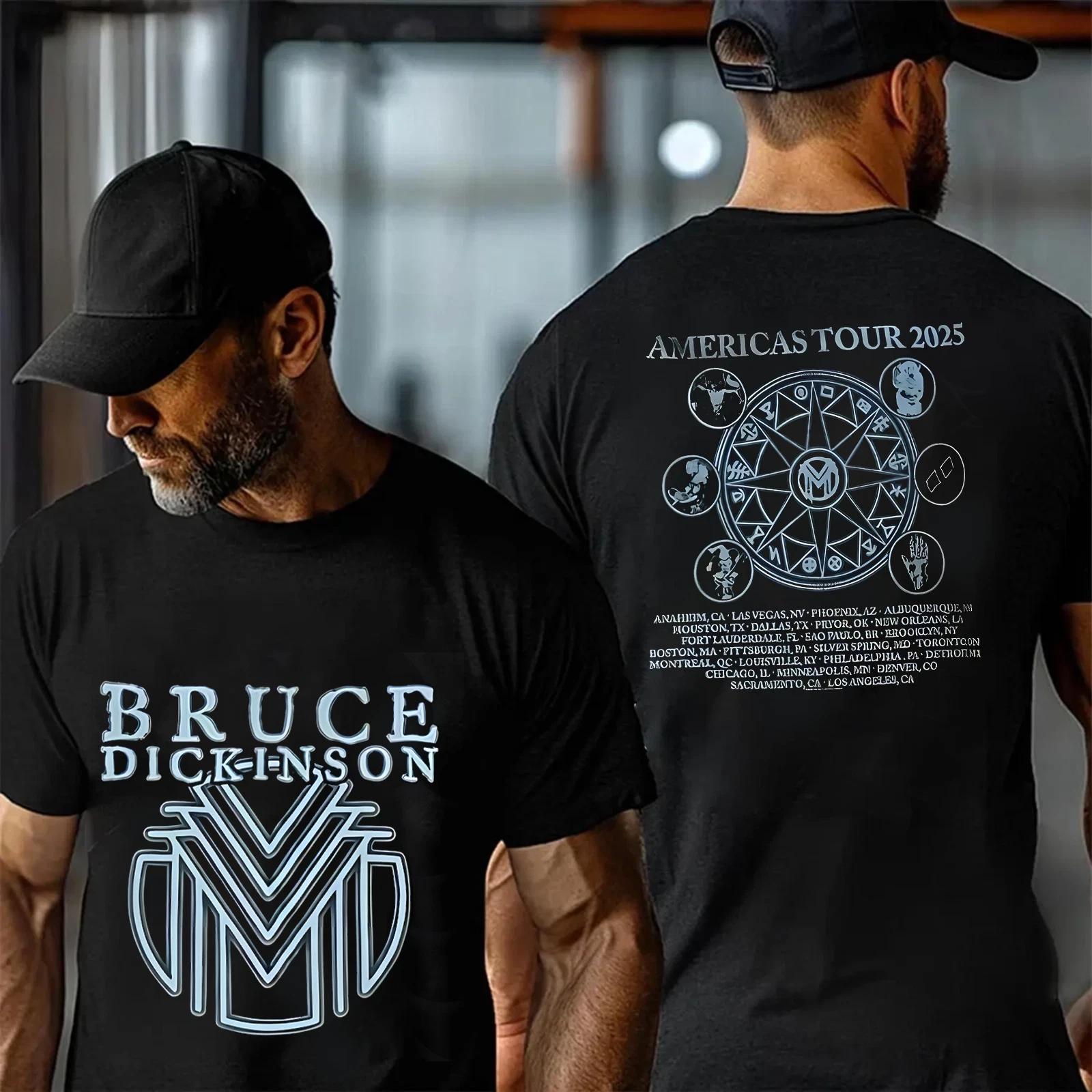 Bruce Dickinson The Mandrake Project American Tour 2025 T-Shirt High-end Luxury Is for Both Men and Women Top Y2k S