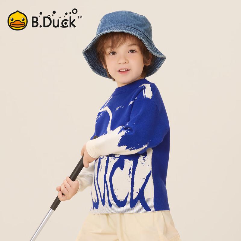 B.Duck Boys' Cartoon Knit Sweater