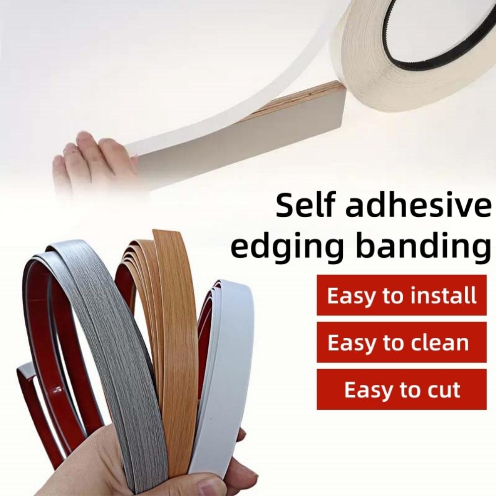 5mx1.8cm Furniture Edging Repair Tape, Self-adhesive Edging Banding,Cabinet Maintenance and Furniture Renovation