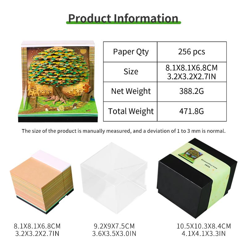 2027 Calendar with Built-in LED Light and 3D Tear-away for Enhanced Office Decor