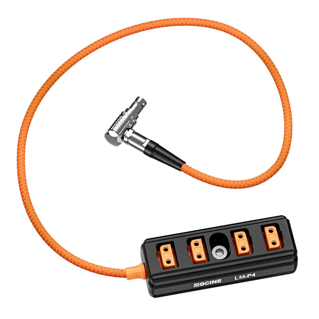 ZGCINE LM-P4 Lemo 2 Pin Stecker auf 4 D-tap Port Splitter Adapter Ersatz für Ausgewählte SONY RED ARRI
