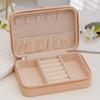 Leather Trinkets Storage Organizer Large Capacity Jewelry Display Box Jewelry Storage Case  Women