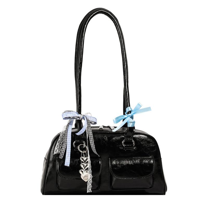 Ielgy Underarm Bowling Bag Korean Version Fashionable All-Match Travel Niche High-End Shoulder Bag