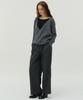 NEW LOOKY Modern Two-Tuck Pants _Charcoal Gray