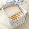1PC Clothes Blankets Storage Boxes Moving Packages Large Capacity Organizing Bags Non-woven Luggage Bags Organizing Bags