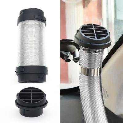 80mm Car Heater Duct Flexible Easy To Install Heater Air Duct Hose Flexible Vent Duct for Full Heat Distribution