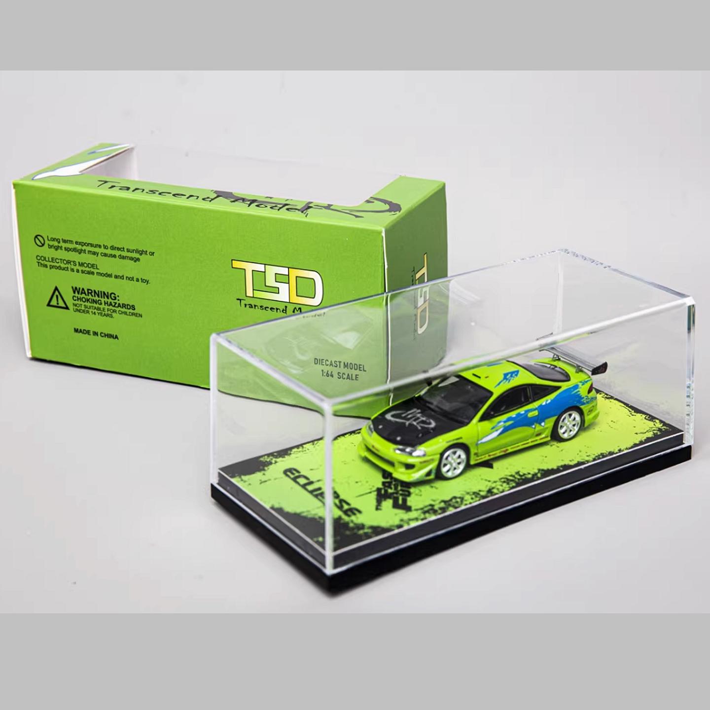 

TSD1:64 Alloy Sports Car Model Eclipse Eclipse Rapid Movie Modified Version for Mitsubishi