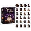 2026 Halloween Witch, Ghost & Goblin Countdown Calendar with Acrylic Pendant Blind Box