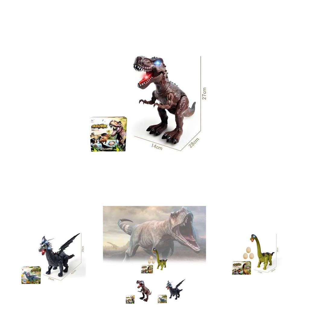 Dinosaur Simulation Toy With Lighted Features And Sensory Development For Children