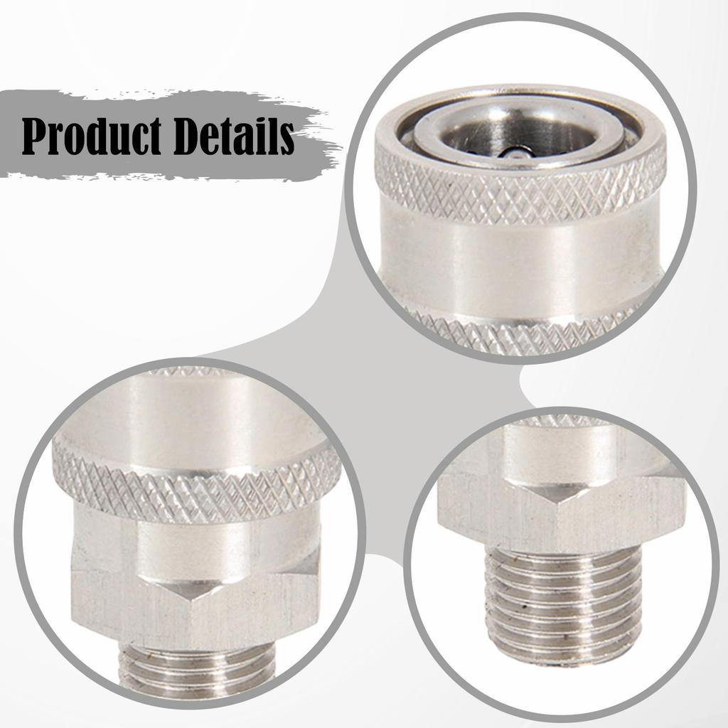 Pressure Washer Adapter Pressure Washer Coupling Accessories Premium Replaces Parts Quick Coupler Quick Connector