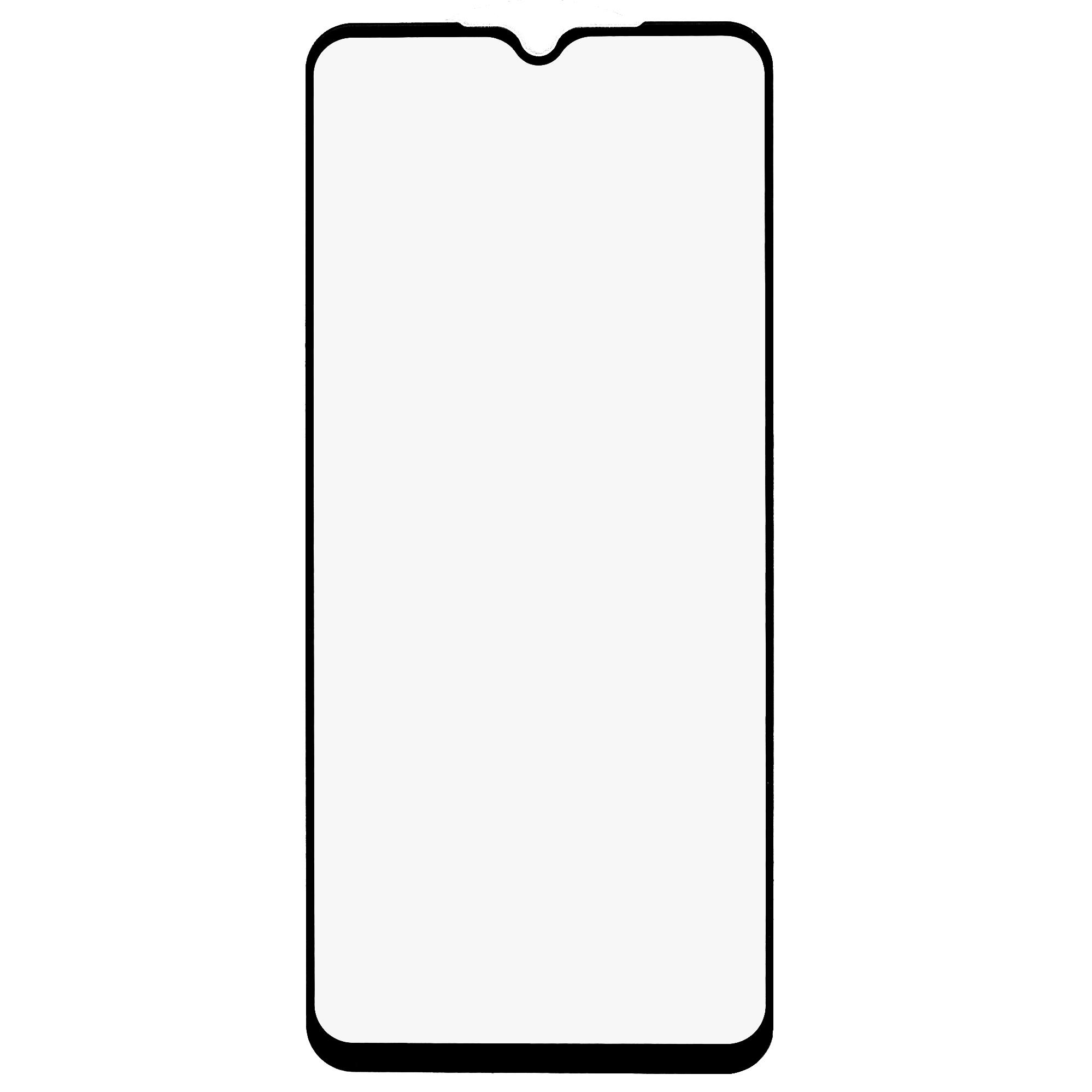 

For Samsung Galaxy A32 4G (EU Version) Tempered Glass Film 9D Full Cover Silk Printing Side Glue Screen Protector Type A