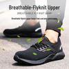 High-Quality Odorless Men's Steel Toe Breathable Work Shoes - Anti-Smash & Puncture-Proof