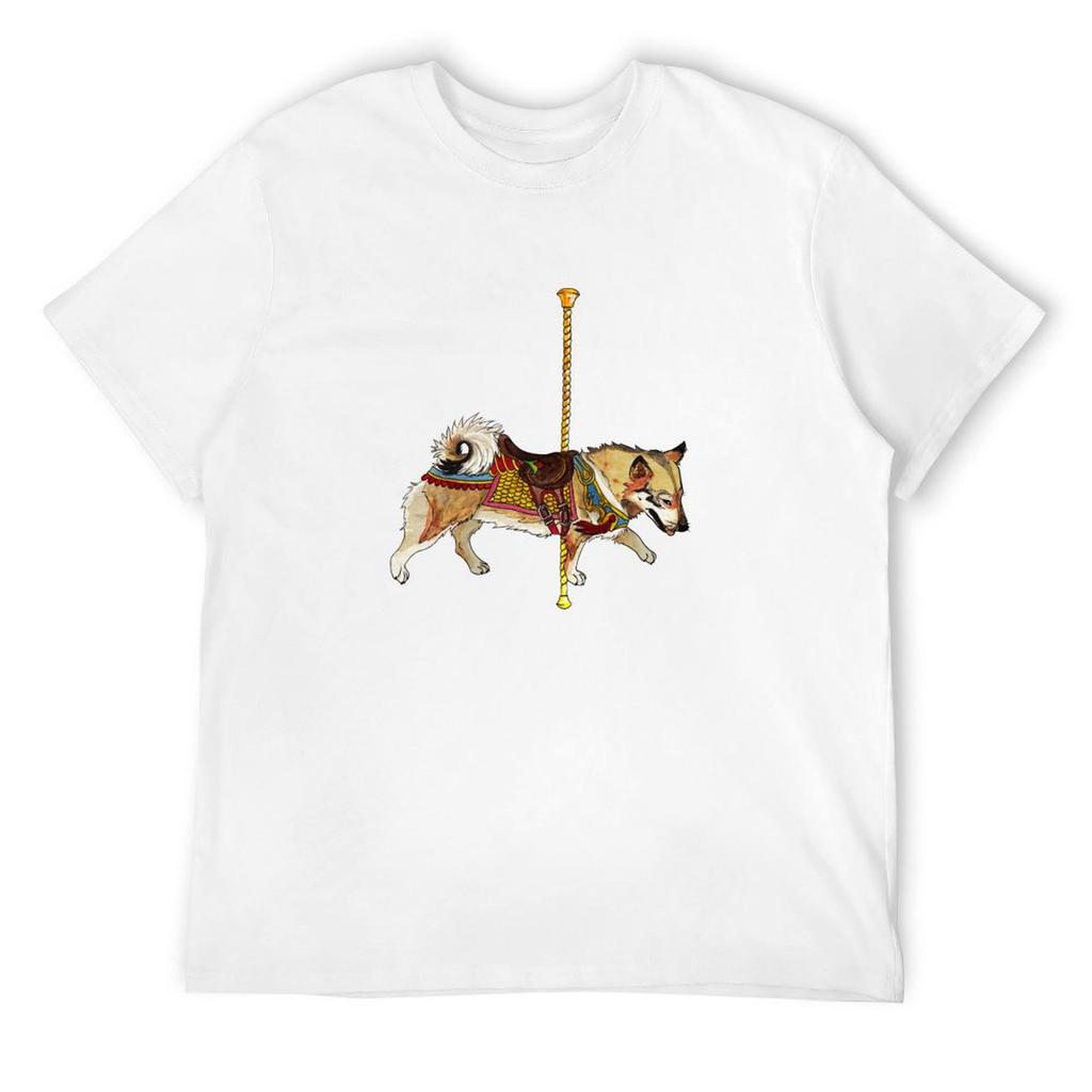 Vallhund Merry-Go-Round T-Shirt Shirts Graphic Tee Essential T Shirt Graphic Tee Shirt Funny T Shirts Men