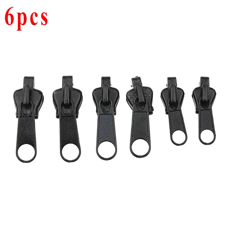 6pcs/set Instant Zipper Universal Instant Fix Zipper Repair Kit Replacement Zip Slider Teeth Rescue Design Zippers For Sew