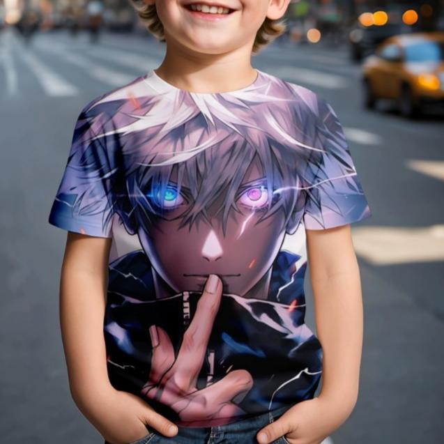4-15 Years Old T Shirts Cartoon Comfortable Polyester Boys Girls Children Long Sleeve T-Shirt Cartoon 3D Printed T Shirt Kids Clothing