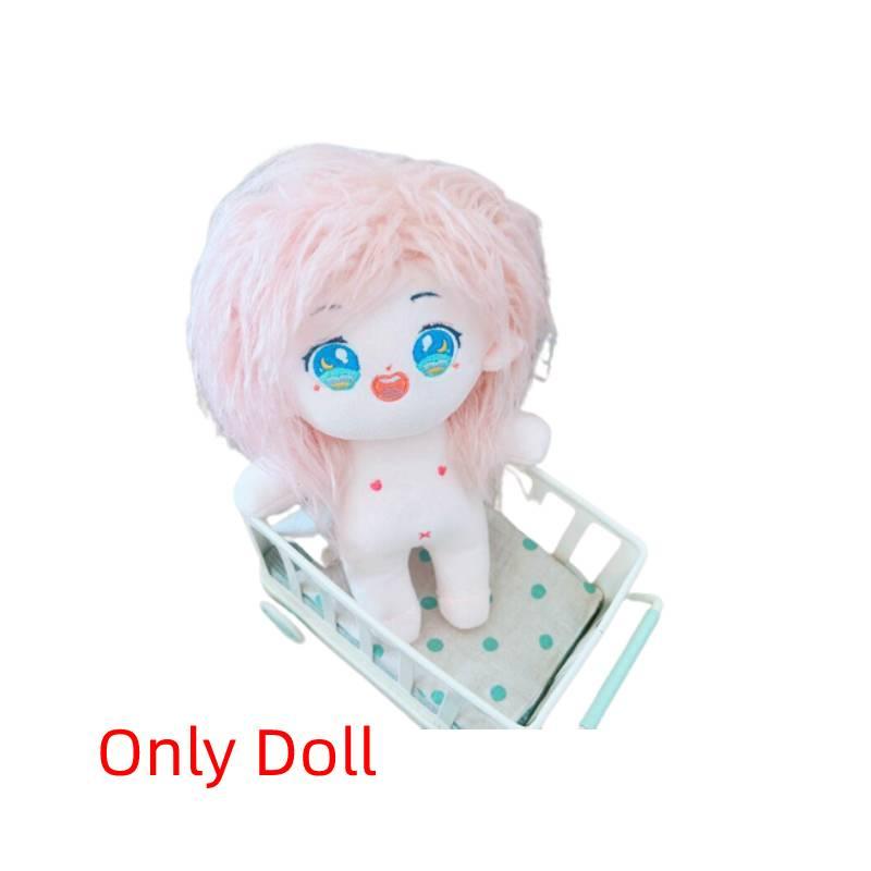 Cute 20cm Plush Cotton Doll With Long And Wavy Hair Toy14738