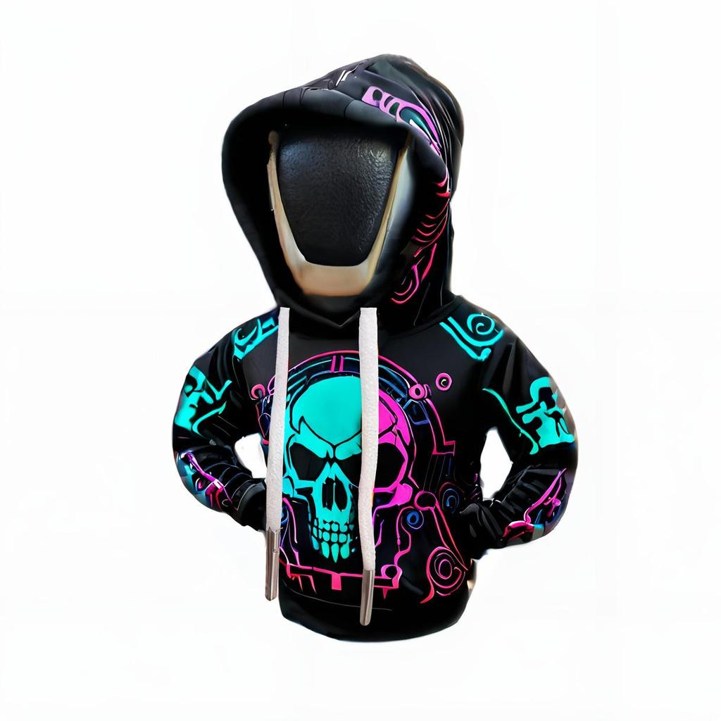 Halloween Skull Gear Shift Hoodie & Knob Cover Set