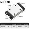 MGN7H Linear Guide Miniature Compatible Hiwin 440c Stainless Steel for 3D Printer