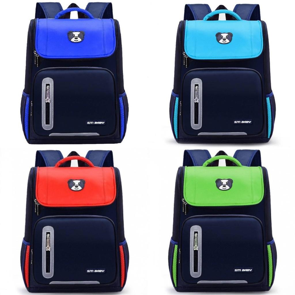 Bear Printing Backpack Schoolbag Large Capacity Store Books Bags Kids Gifts