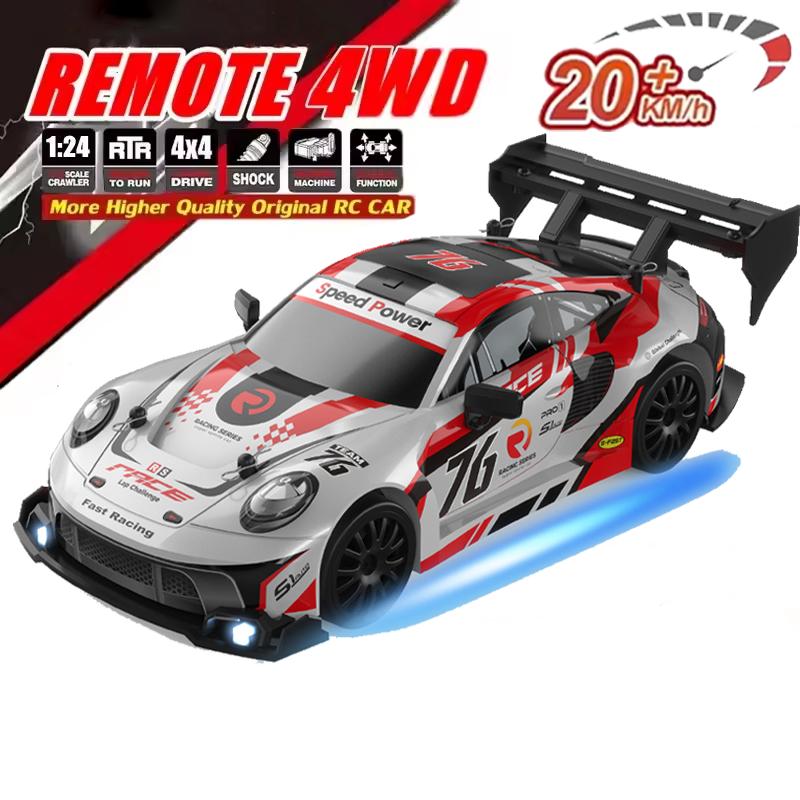 

4WD-2.4G Drift Racing Car 1:24 Scale GTR Off-Road Vehicle Remote Control Electronic Hobby Toy Models Cars For Boys Festival Gift