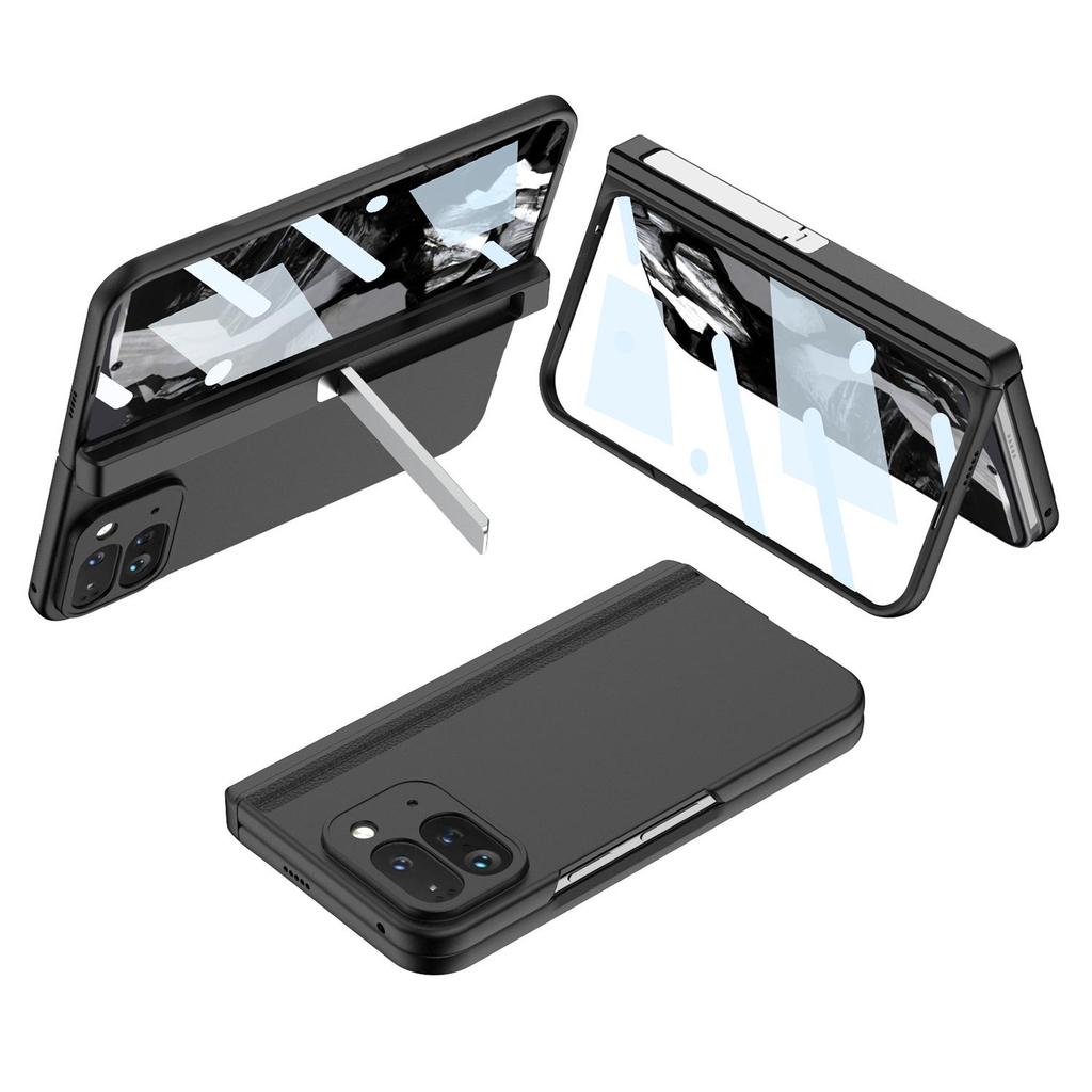 Magnetic Hinge Protective Case for Google Pixel 9 Pro Fold with Cross-border Side Bag Holder