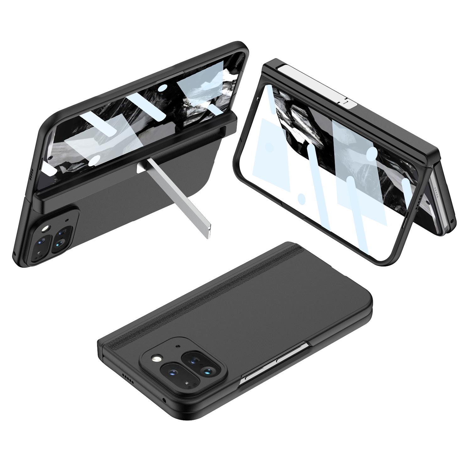 

Magnetic Hinge Protective Case for Google Pixel 9 Pro Fold with Cross-border Side Bag Holder Pixel 9 Pro Fold