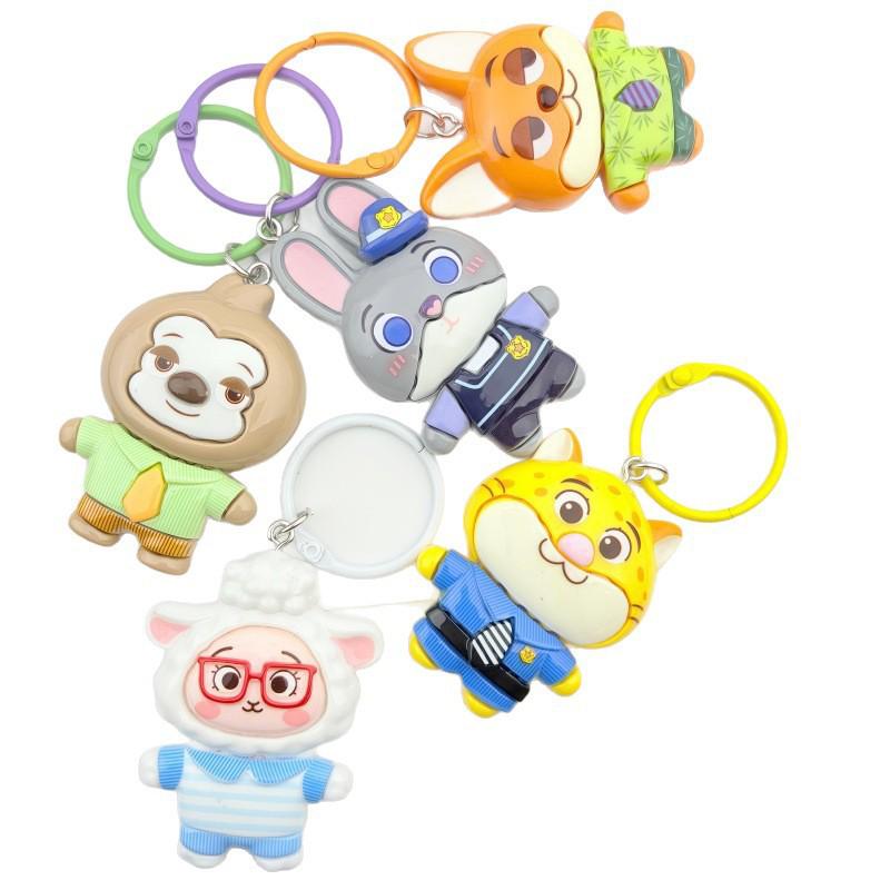 Cartoon Animal Keychain Pendant: Cute Charm for Backpack or Bag, Perfect Gift for Friends